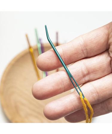 YKLBD 12 Pieces Large Eye Bent Tapestry Needles Set with Aluminum Storage Tube - Buy Online on GoSupps.com