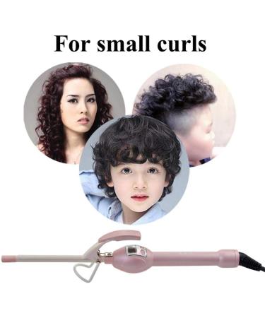 9mm Curling Wand Small Barrel Curling Iron for Men Women Mini Barrel Wave Curler Hair Curler for Short and Long Hair Fluffy Curly Thin Curling Tongs Dual Voltage - Buy Online on GoSupps.com