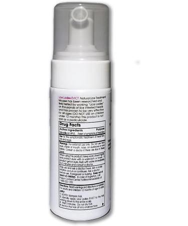 Lice Ladies EVICT All-Natural Fast-Acting Lice Treatment Mousse 2-Pack - Homeopathic Formula | Non-Toxic & Safe | 4oz Foam Applicators - Buy Online on GoSupps.com