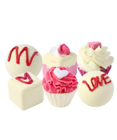 Coffret de Bombes de Bain D'aromath rapie 6 Pi ces Ensemble P tillant Bain Moussant pour Soulager le Stress et la Relaxation pour les Femmes Convient No l Mariages Anniversaires (4)