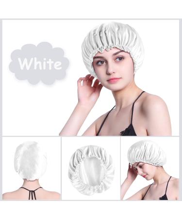 4PCS Silk Bonnet Set for Black Women - Satin Bonnets for Sleeping, Silk Sleep Cap for Curly Hair - Buy Online on GoSupps.com