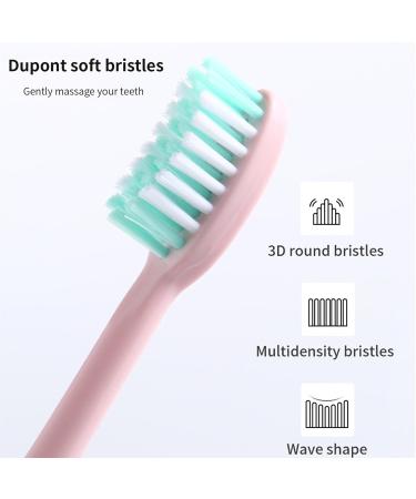 Magnetic Levitation Electric Toothbrush - 6 Brush Heads 90 Days Battery Life Adults - White Color - Buy Online on GoSupps.com