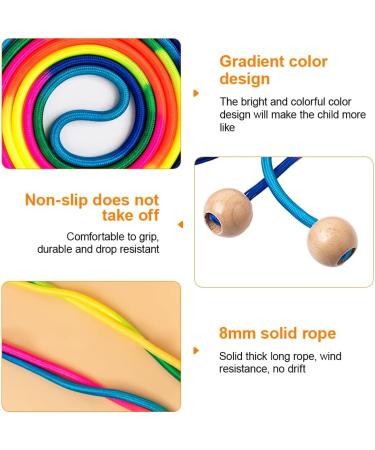 Yangun 5m Rainbow Jump Rope for Kids Perfect for Multiplayer Fun & Group Sports - Buy Online on GoSupps.com