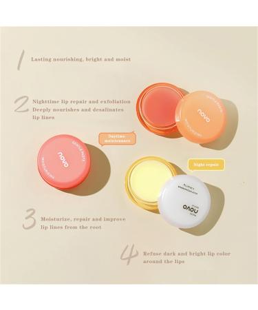 Natural Moisturizing Lip Mask - Milk Cream Lip Peeling Treatment for Dry Cracked Lips - 1 Piece - Buy Online on GoSupps.com