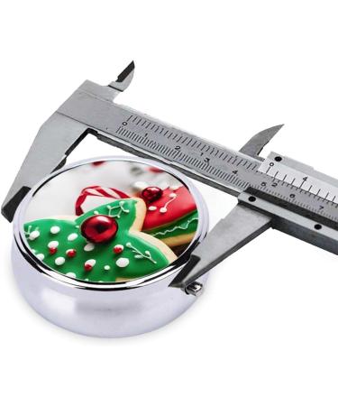 Gingerbread Man Candy Pill Box | 3 Compartment Mini Organizer | Portable Travel Medicine & Vitamin Holder - Buy Online on GoSupps.com