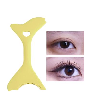 Eyeliner Guide Tool Portable Multifunctional Eyeliner Stencils Lightweight | Eyeliner Tool for Winged Eyeliner Lashes Lip Liner Eye Makeup Tool for Beginners Hixip Yellow