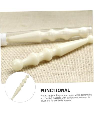 Coheali Wooden Acupressure Stick - Portable Massage Device for Foot Relief & Relaxation - Buy Online on GoSupps.com