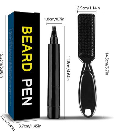 Beard Filler for Men Beard Pencil Filler for Men Beard Coloring for Men Beard Mascara - Buy Online on GoSupps.com