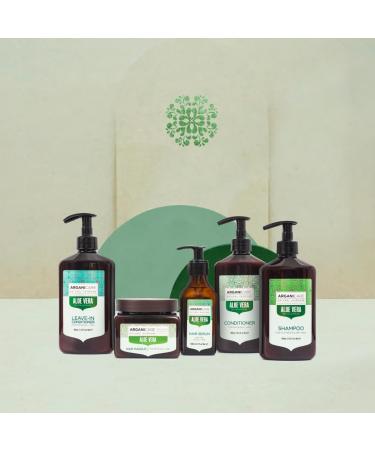 Arganicare Revitalizing shampoo with aloe vera care for dry hair quick degreasing 400 ml bottle - Buy Online on GoSupps.com