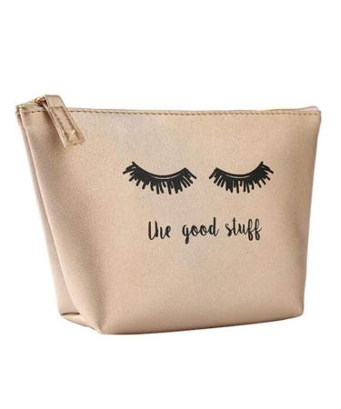Generic MU7Q Gold makeup bag Acrylic 20x8x14 cm (1 pack) Gold