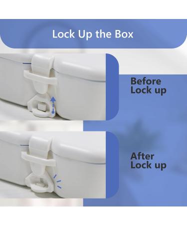 Portable Dental Prosthesis Case with Mirror & Brush | Travel-Friendly Retainer Holder for Gums & Mouth Protection - Buy Online on GoSupps.com