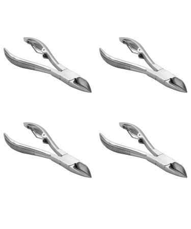 BTuregsau 4X Professional Feet Toe Nail Clippers Trimmer Cutters Paronychia Nippers Podiatry Stainless Foot Care Tools