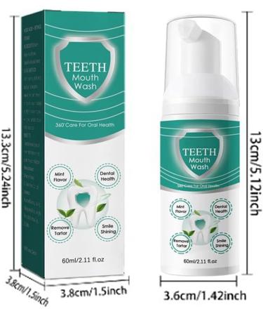 AQA New Teeth Mouthwash - 360 Oral Care for Gum Health Whitens Teeth & Eliminates Bad Breath - 1 Pcs - Buy Online on GoSupps.com