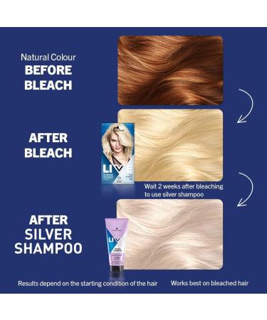 Schwarzkopf LIVE Intense Lightener Permanent Blonde Bleach Hair Dye With Brightening Oil Booster Lifts Hair Up To 9 Levels Max Blonde 00B (Pack of 2) - Buy Online on GoSupps.com