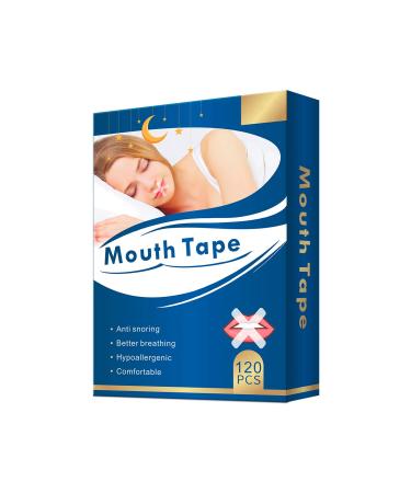120 pcs Sleep Tape Advanced Gentle Mouth Sleep Strips for Better Nose Breathing Less Mouth Breathing Improve Night Sleep and Instant snoring Relief