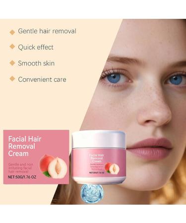 Herbionyx facial hair removal cream fast mild and fastacting hair removal cream for face and lips painless hair removal moisturizing nourishing nonsticky 1PCS - Buy Online on GoSupps.com