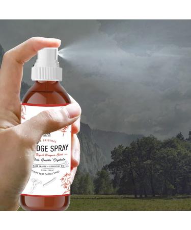 Soul Sticks Smudge Spray 3.5 oz. Bottle - White Sage & Dragon's Blood | Cleanse Negative Energy, Purify Home | With Quartz Crystals - Buy Online on GoSupps.com
