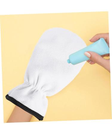 minkissy 2 Pairs Maintenance Essential Oil Gloves Hand Healing Gloves Wax Warming Gloves Paraffin Bath Bags Bath Shower Gloves Hot Wax Mittens Flannel Warm Gloves Hyperthermia White - Buy Online on GoSupps.com