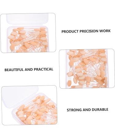 WOONEKY 50pcs Double Ended Eyeshadow Brush Eyeshadow Sticks Cosmetic Eye Shadow Sticks Makeup Brush Emulsion - Buy Online on GoSupps.com
