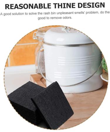 Hapinary 6-Piece Carbon Filter for Trash Cans | Odor Remover Inserts for Household & Compost Bins - Buy Online on GoSupps.com