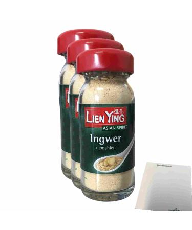 Lien Ying ground ginger 3-pack (3x20g jar) + usy block