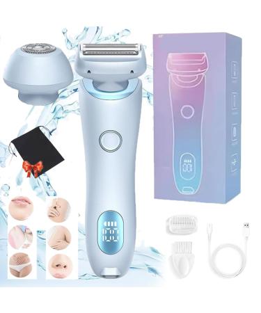 Duskofficial Razor Glide Pro 3.0 Silk Glide Pro Shaver The Glide Pro Razor The Glide Pro 3.0 Electric Shaver for Women Glamour Shaving Glide Pro 3.0 Shave Men (Blue)