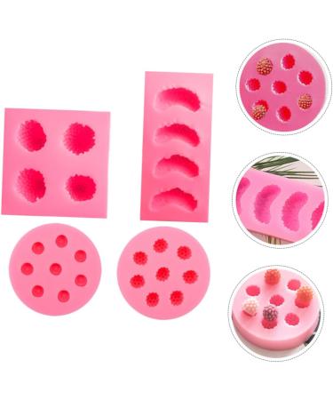 PRETYZOOM 4pcs Sugar Pastry Cake Chocolate DIY Blueberry Fondant Molds Baking Pineapple Orange Shaped Cookie - Buy Online on GoSupps.com