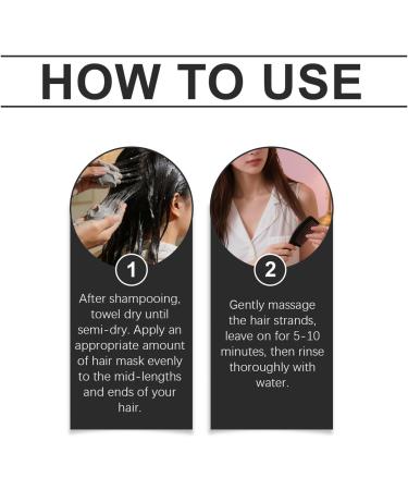 Cr me capillaire hydratante Apr s-shampooing brillant produit de soins personnels avec m lange nourrissant couverture de croissance de 300 g hommes femmes pointes fourchues s ches et cr pues end - Buy Online on GoSupps.com