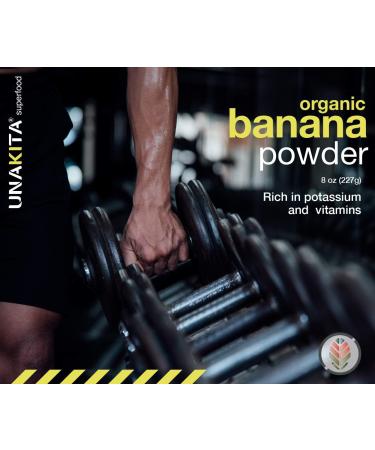 Unakita Organic Banana Fruit Powder - Pure and Natural Superfood Supplement - Buy Online on GoSupps.com