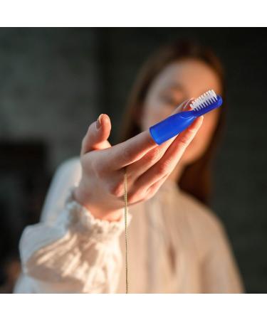 Buy Minkissy 10-Piece Mini Travel Toothbrush Set - Portable Finger Toothbrushes for Safe and Effective Cleaning - Buy Online on GoSupps.com