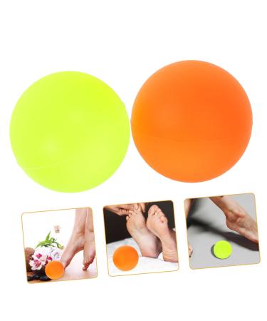 Solustrie 6 Stk ice hockey foot massage device Myofascial ball lacrosse balls massage myofascial release ball mobility ball foot sole moving ball mediumx3pcs as shown x 3 pieces