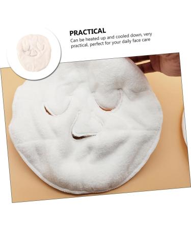 TOPBATHY Serviette Masque de Beaut Hydratante pour Visage paisse en Corail Doux Utilisation Chaude et Froide Femmes Soin Peau Visage Confort Bande lastique Trois Trous pour Maintien - Buy Online on GoSupps.com