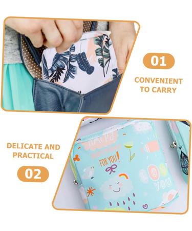 Gleavi 4-Piece Storage Bag Set | Stylish Menstrual & Breastfeeding Bag | Washable Cotton Travel Organizer for Women - Buy Online on GoSupps.com