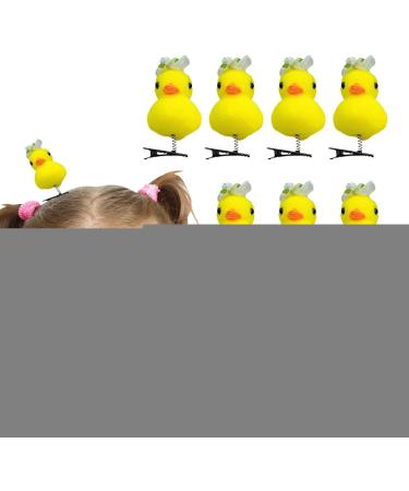 Duck Shaped Hairpin - Plush Yellow Duck Hairpin Yellow Duck Design Plush Hairpin Collection for Kids Women Girls - Buy Online on GoSupps.com