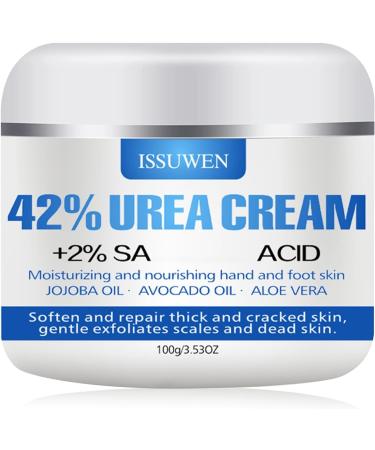 Urea Foot Cream 42% Urea Cream Cracked Heel Repair Cream Foot Cream for Cracked Heels and Dry Skin Callus Remover for Dry and Hard Skin Heel Balm for Hand Foot And Body Care 100g