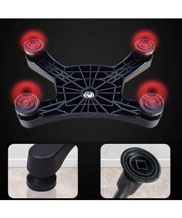 Lightweight Adjustable Quad Cane Blue Walking Stick with The LED Light Balancing Mobility Aid for Men Women Seniors Comfortable Handle Star of Light - Buy Online on GoSupps.com