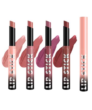 Lipstick Kits Long Lasting Moisturizing Shine Light Hydrating Waterproof 4 Pack for Day and Night Events Weddings Appointments and Parties with Even Coverage
