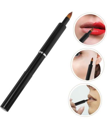 minkissy Portable Retractable Lip Brush Lip Applicators Makeup Brush for Women Cosmetics Brush Lip Brush for Women Makeup Tools Lip Makeup Lip Gloss Brush Smudge Stick Artificial Fiber Lips 13.40X0.90X0.90CM Black - Buy Online on GoSupps.com