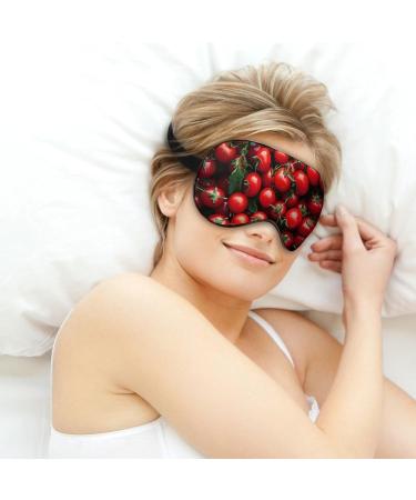 Buy Outdoor Light-Blocking Eye Mask - Bunch of Tomatoes Print | Multi-Functional Travel Comfort | International Shipping Available - Buy Online on GoSupps.com
