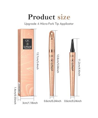 Buy Light Brown Eyebrow Pen - Microblading Smudge-Proof Pencil | Waterproof & Long-Lasting by Aaiffey - Buy Online on GoSupps.com