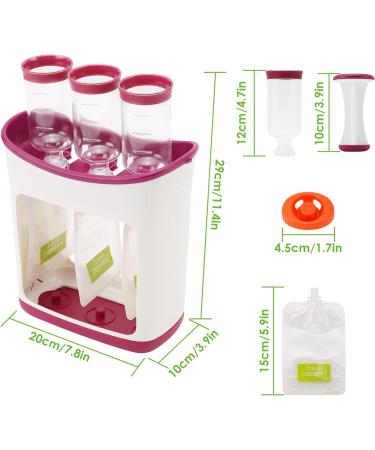 Nosii Fresh Fruit Juice Squeeze Station & Baby Food Maker with Storage Bags - Buy Online on GoSupps.com
