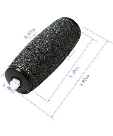 Lurrose 5pcs Extra Coarse Roller Head Replacement Electronic Foot File with Diamond Crystals Perdicure Accessories - Buy Online on GoSupps.com