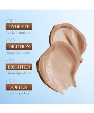 Coffee Bean Lip Scrub - Natural Exfoliator to Hydrate and Brighten Lips Lip Scrub Exfoliator for Softening and Diluting Lip Lines 20g Lip Exfoliator Scrub for Lip Care - Buy Online on GoSupps.com
