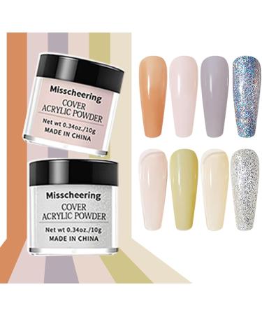 RoseFlower Acrylic Nail Kit - Full Set for Beginners with 3 Colors Clear Pink Powder - Nail Salon #11 - Buy Online on GoSupps.com