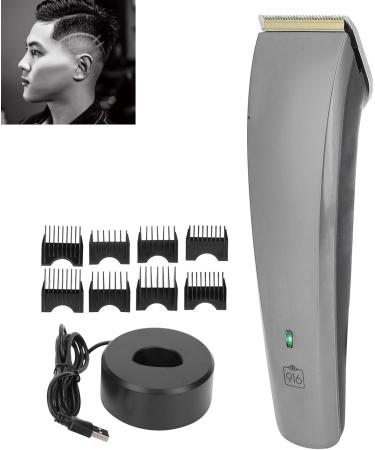 Electric Hair Clippers Hair Grooming Clipper Comfortable Grip Low Noise Strong Power for Home Use for Barber Shop for Men (Knight Silver) - Buy Online on GoSupps.com