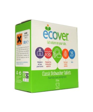 New Ecover Dishwasher Tablets Environmentally-friendly Ref VEVDT Pack 25