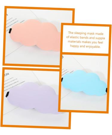 FRCOLOR 4pcs 3D Sleeping Eye Mask Set - Silk & Memory Foam Ideal for Travel & Comfort - Buy Online on GoSupps.com