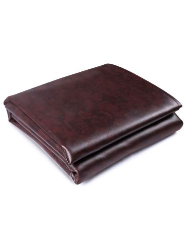 Boshen 7/8/9FT Heavy Duty Fitted Leatherette Billiard Pool Table Cover Furniture Cover Brown/7ft