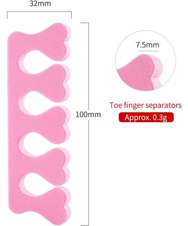 Coniya 50PCS Soft Sponge Toe Separators - EVA Foam Nail Art & Pedicure Tool for Perfect Manicures | International Shipping Available - Buy Online on GoSupps.com