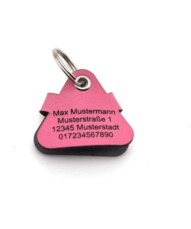 Copter Farm Dog Brand Bag | Custom Engraved Art & Real Leather | Pink Triangle Design for Dogs - Buy Online on GoSupps.com